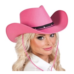 Kapelusz Kowbojski Różowy
