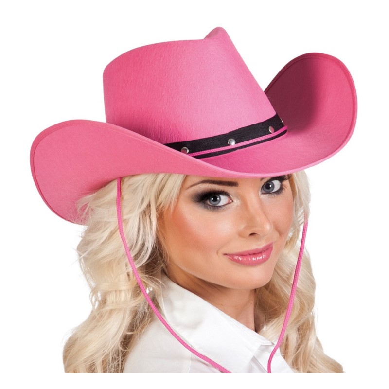 Kapelusz Kowbojski Różowy