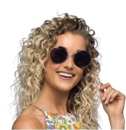 Okulary imprezowe Hippie XL szare