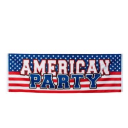 Baner poliestrowy „Amerykańska impreza”