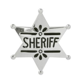 Metalowa odznaka „Szeryf”