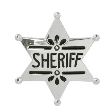 Metalowa odznaka „Szeryf”