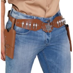 Kabury kowbojskie szeryf brązowe