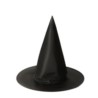Kapelusz czarownicy Halloween czarny 38x32cm