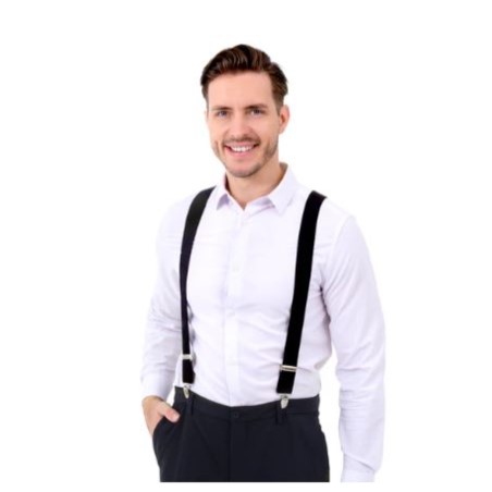 Szelki do spodni czarne