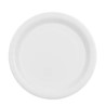 Talerzyki papierowe, biały, 23cm