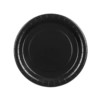 Talerzyki papierowe, czarny, 23cm / 6szt.