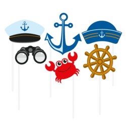 Rekwizyty do zdjęć AHOJ 6 elementów