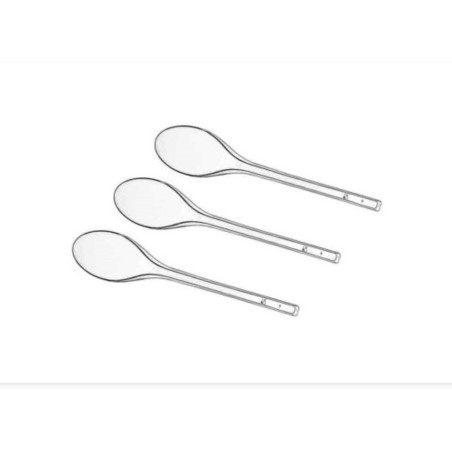 Łyżeczki wielokrotnego użytku 12,5cm transparentne