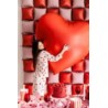Balon foliowy Serce XXL, 136x129 cm, czerwony