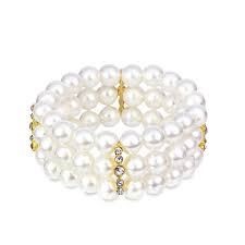 Bransoletka z perłami i cyrkoniami