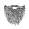 Sztuczna broda z wąsami siwa