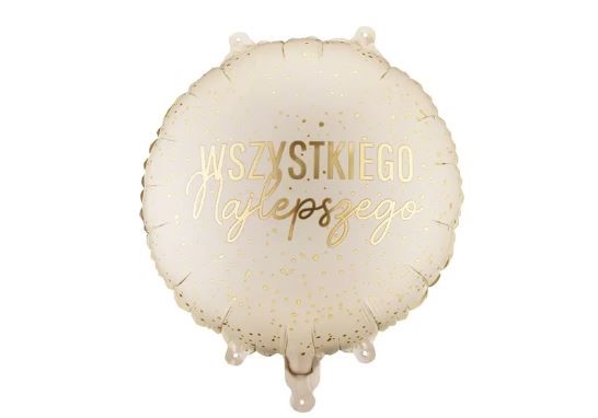 Balon foliowy pastylka ''Wszystkiego Najlepszego''