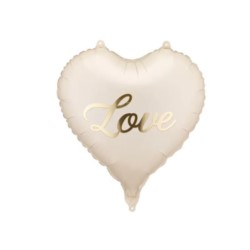 Balon foliowy serce Love, 45 cm, mix
