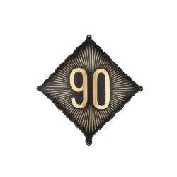 Balon foliowy ''90'', 46x46 cm, mix