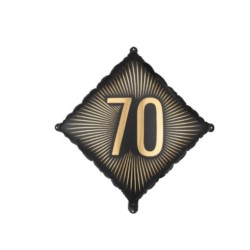 Balon foliowy ''70'', 46x46 cm, mix