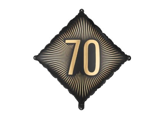 Balon foliowy ''70'', 46x46 cm, mix