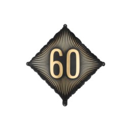 Balon foliowy ''60'', 46x46 cm, mix