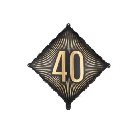 Balon foliowy ''40'', 46x46 cm, mix