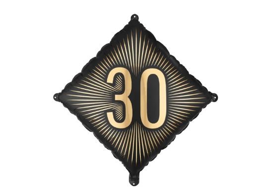 Balon foliowy ''30'', 46x46 cm, mix