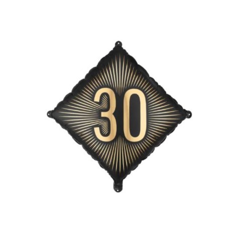 Balon foliowy ''30'', 46x46 cm, mix