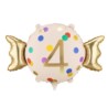 Balon foliowy Cukierek ''4'', 61x37 cm, mix