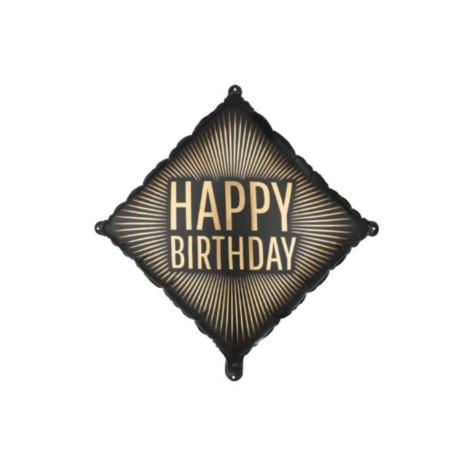 Balon foliowy ''Happy Birthday'', 46x46 cm, mix