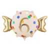 Balon foliowy Cukierek ''6'', 61x37 cm, mix