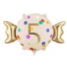 Balon foliowy Cukierek ''5'', 61x37 cm, mix