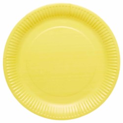 Talerze Buttercup okragle papier 23cm / 8szt.