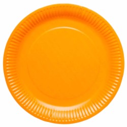 Talerze Pumpkin okragle papier 23cm / 8szt.