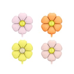 Balony foliowe do girland Stokrotki, średnica 65 c