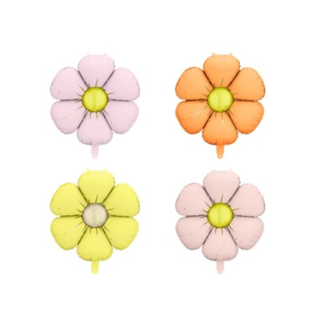 Balony foliowe do girland Stokrotki, średnica 65 c