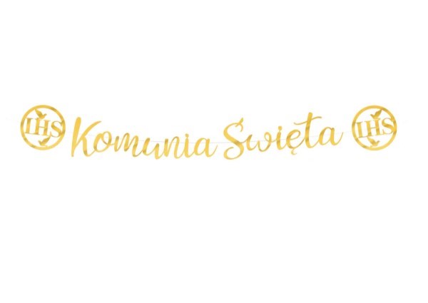 Banner Komunijny Komunia Święta 150 cm