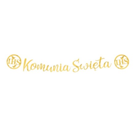Banner Komunijny Komunia Święta 150 cm