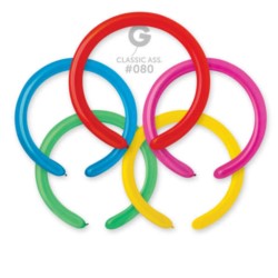 Balon D4 - Rurki włoskie Party Mix/100 szt.