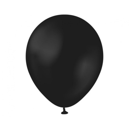 Balony Beauty&Charm, pastelowe czarne 5"/ 20 szt.