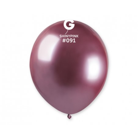 Balony AB50 shiny 5 cali - różowe/ 20 szt.