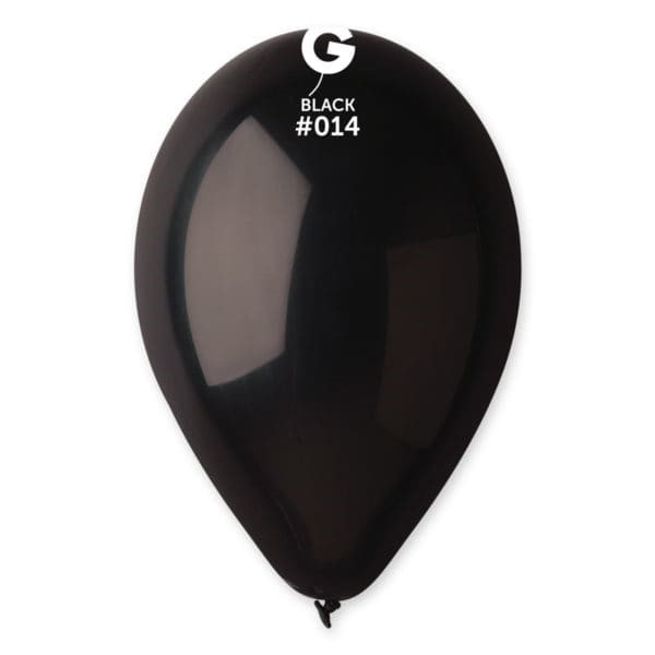 Balon G90  pastel 10" - "czarny" / 100 szt.