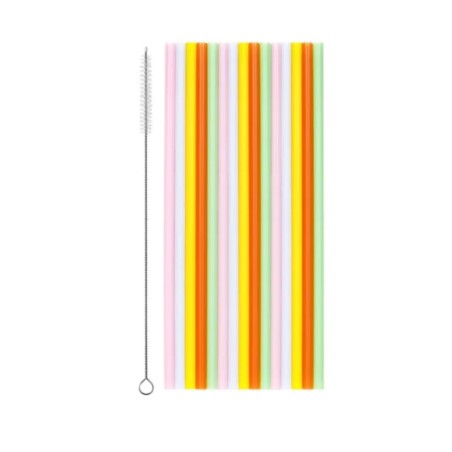 Słomki plastikowe, 20 cm, mix
