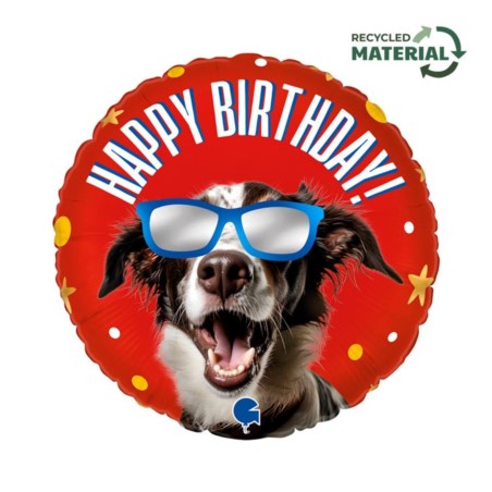 Balon foliowy Grabo 18'', Cool Doggy Birthday