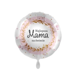 Balon foliowy Best mom forever 43cm