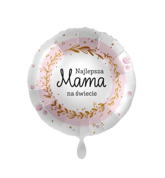 Balon foliowy Best mom forever 43cm