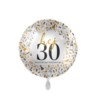 Balon foliowy Hej 30 Wszystkiego Najlepszego 43cm