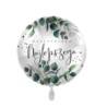 Balon foliowy Listki Wszystkiego Najlepszego 43cm