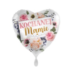 Balon foliowy serce Kochanej Mamie 43cm