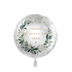 Balon Premioloon 18'' (43 cm)  Komunia Św., pak...