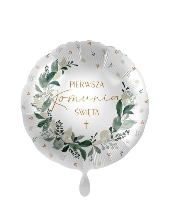 Balon Premioloon 18'' (43 cm)  Komunia Św., pak...