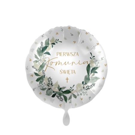 Balon Premioloon 18'' (43 cm)  Komunia Św., pak...
