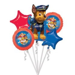 Bukiet "Paw Patrol 2018", 5 balonow foliowych,